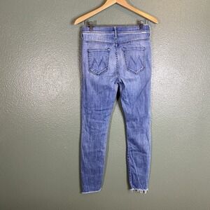 Mother Stunner Zip Ankle Step Fray Jeans in Good Girls Do Women's 27